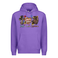 Purple Faith love freedom 4th of july Premium Hoodie - HowdyJamesFarm