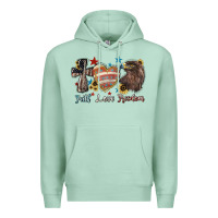 Seafoam Faith love freedom 4th of july Premium Hoodie - HowdyJamesFarm