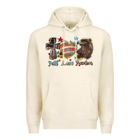 Tofu Faith love freedom 4th of july Premium Hoodie - HowdyJamesFarm