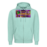 Seafoam drink up witches Zipper Hoodie - BarkalooDesign