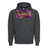 Smoke drink up witches Zipper Hoodie - BarkalooDesign
