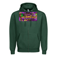 Sports Green drink up witches Zipper Hoodie - BarkalooDesign