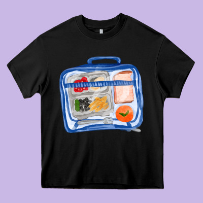 Lunchbox Fa Element Heavy Core Tee Designed By Fadigitalartstudio