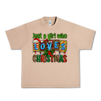 Burro just a girl who loves christmas Urban Heavy Tee - AdoDesignShop