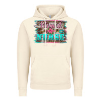 Vintage Artic western blessed nurse pink floral arrow  background Vintage Hoodie - BarkalooDesign