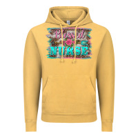 Vintage Mustard western blessed nurse pink floral arrow  background Vintage Hoodie - BarkalooDesign