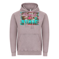 Vintage Zinc western blessed nurse pink floral arrow  background Vintage Hoodie - BarkalooDesign
