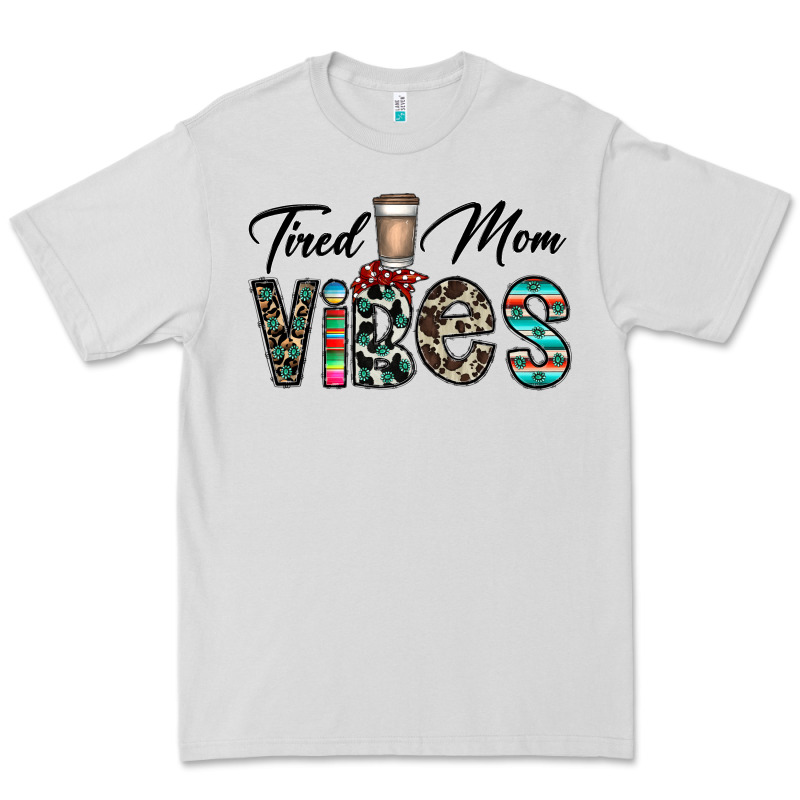 Tired Mom Vibes Premium Tee by CowhideDigitalArt | Teevron