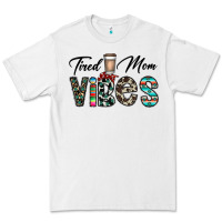 White tired mom vibes Premium Tee - CowhideDigitalArt
