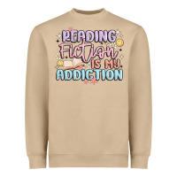 Mushroom reading fiction is my addiction Heavyweight Sweatshirt - MaliasSmallBusiness