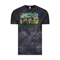 Cloud Black cute hempshire sheep family Vintage Tee - LillyAllenDesigns