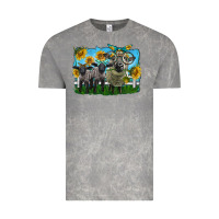 Cloud Rock cute hempshire sheep family Vintage Tee - LillyAllenDesigns
