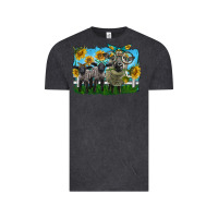 Vintage Black cute hempshire sheep family Vintage Tee - LillyAllenDesigns