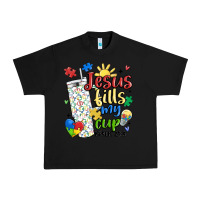 Black autism jesus fills my cup Urban Heavy Tee - MaliasSmallBusiness