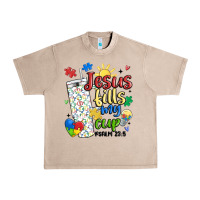 French Oak autism jesus fills my cup Urban Heavy Tee - MaliasSmallBusiness