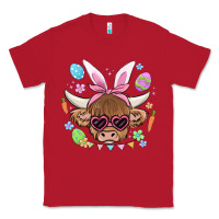 Red easter cow Classic Tee - MaliasSmallBusiness