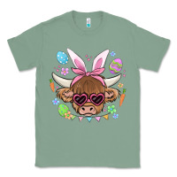 Sage easter cow Classic Tee - MaliasSmallBusiness