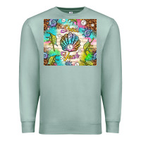 Seafoam Shell yeah Premium Sweatshirt - TumblerDesignByShophia