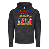 Vintage Black getting star spangled hammered Vintage Hoodie - NancyCooperArtShop