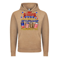 Vintage Coffee getting star spangled hammered Vintage Hoodie - NancyCooperArtShop