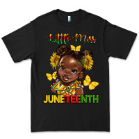 Black little miss juneteenth Premium Tee - HRA Design Shop