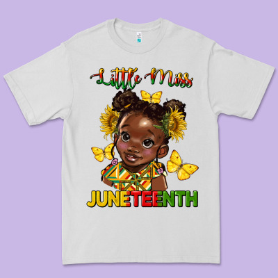 Little Miss Juneteenth Premium Tee Designed By Hra Design Shop