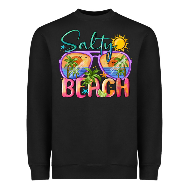Salty Beach Heavyweight Sweatshirt by MaliasSmallBusiness | Teevron