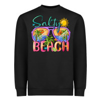 Black salty beach Heavyweight Sweatshirt - MaliasSmallBusiness