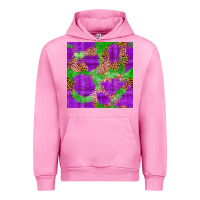 Fuchsia Pink Mardi Gras leopard Seamless Pattern Urban Hoodie - FaDigitalArtStudio