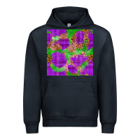 Navy Mardi Gras leopard Seamless Pattern Urban Hoodie - FaDigitalArtStudio