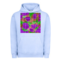 Pigment Grape Ice Mardi Gras leopard Seamless Pattern Urban Hoodie - FaDigitalArtStudio