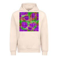 Sandshell Mardi Gras leopard Seamless Pattern Urban Hoodie - FaDigitalArtStudio