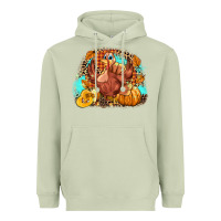Matcha Turkey pumpkins Heavyweight Hoodie - NancyCooperArtShop