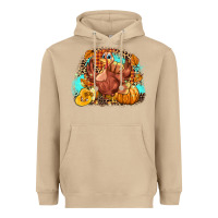 Mushroom Turkey pumpkins Heavyweight Hoodie - NancyCooperArtShop