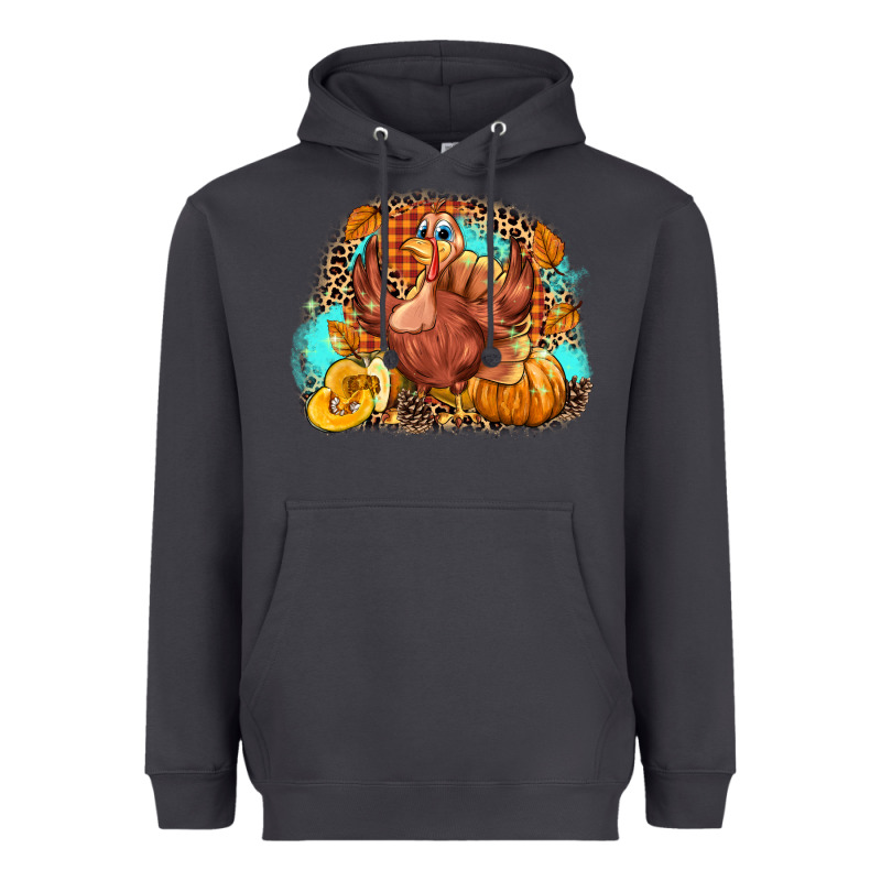 Turkey Pumpkins Heavyweight Hoodie by NancyCooperArtShop | Teevron