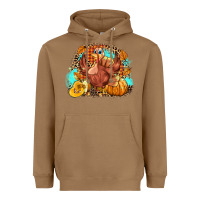 Toasted Coconut Turkey pumpkins Heavyweight Hoodie - NancyCooperArtShop