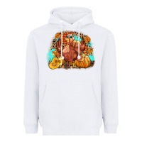 White Turkey pumpkins Heavyweight Hoodie - NancyCooperArtShop