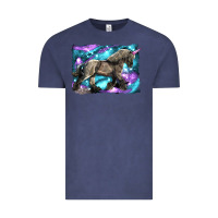 Vintage Denim black unicorn Vintage Tee - LillyAllenDesigns