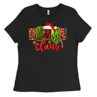 Black christmas gamma claus Ladies Tee - FaDigitalArtStudio