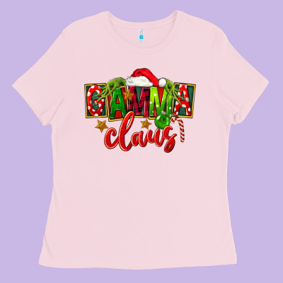 Christmas Gamma Claus Ladies Tee Designed By Fadigitalartstudio