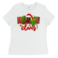 White christmas gamma claus Ladies Tee - FaDigitalArtStudio