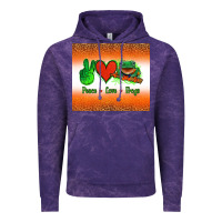 Cloud Purple peace love frogs Vintage Hoodie - Jasminsmagicworld