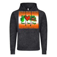 Vintage Black peace love frogs Vintage Hoodie - Jasminsmagicworld