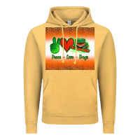 Vintage Mustard peace love frogs Vintage Hoodie - Jasminsmagicworld