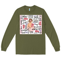 Army Green self care Long Sleeve Tee - MaliasSmallBusiness