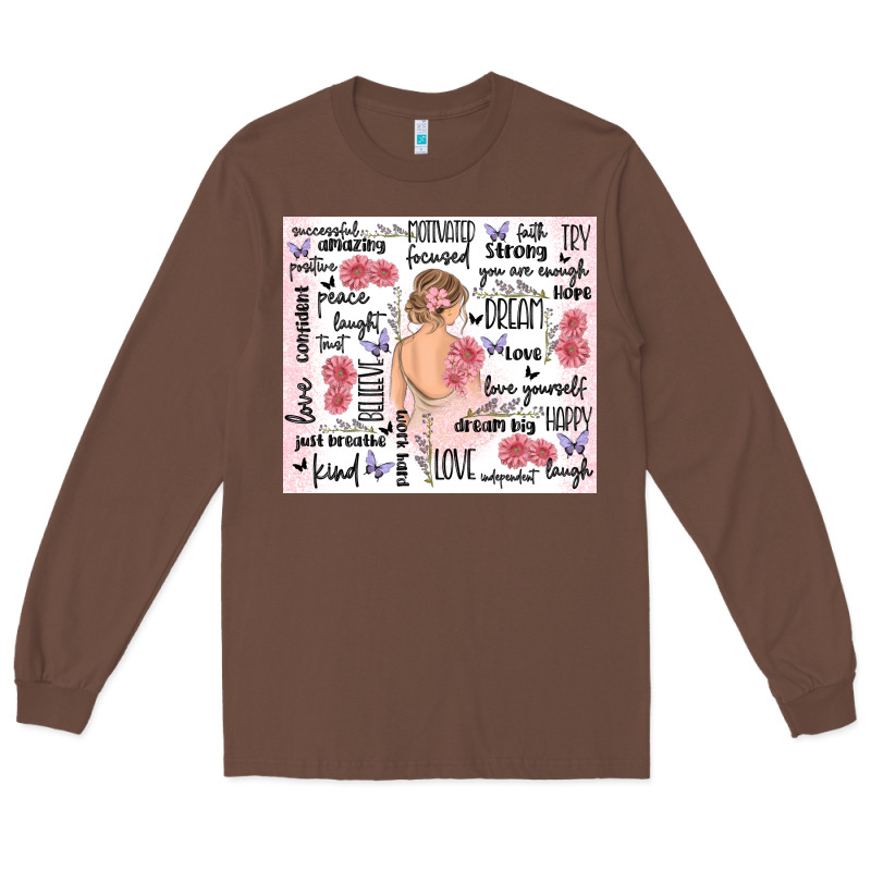 Self Care Long Sleeve Tee by MaliasSmallBusiness | Teevron