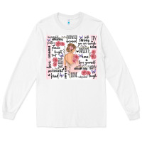 White self care Long Sleeve Tee - MaliasSmallBusiness