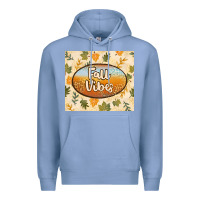Colony Blue retro fall vibes Premium Hoodie - TumblerDesignByShophia