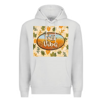 Dove Grey retro fall vibes Premium Hoodie - TumblerDesignByShophia