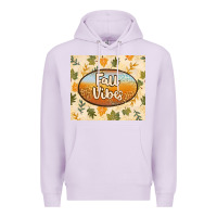 Lilac retro fall vibes Premium Hoodie - TumblerDesignByShophia